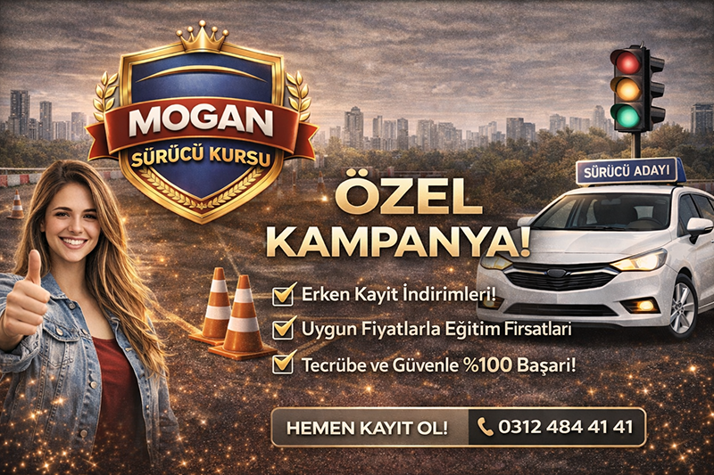 Mogan Sürücü Kursu Kampanyası